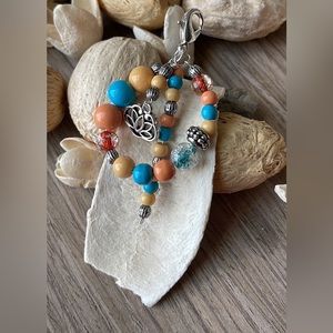 DREAMSICLE COLLECTION: Handmade Purse/Keychain Charm